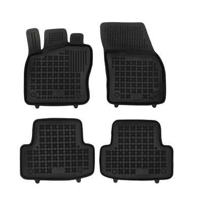 Gummi Fußmatten für Seat Ateca Schwarz