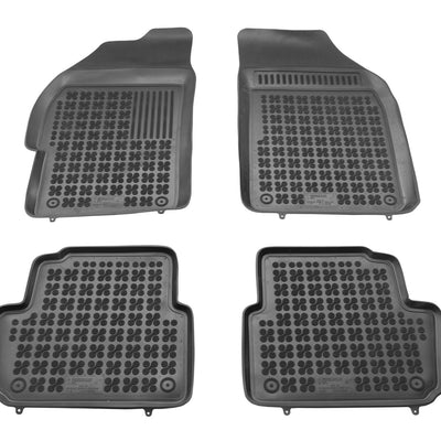 Gummi Fußmatten für Chevrolet Spark II Schwarz
