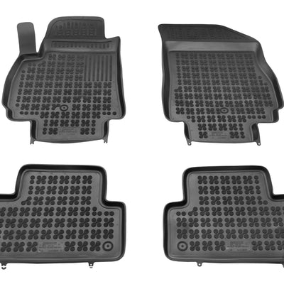Gummi Fußmatten für Chevrolet Orlando Schwarz