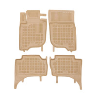 Gummi Fußmatten für Mitsubishi L200 V Beige