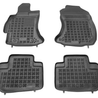 Gummi Fußmatten für Subaru Forester IV Schwarz