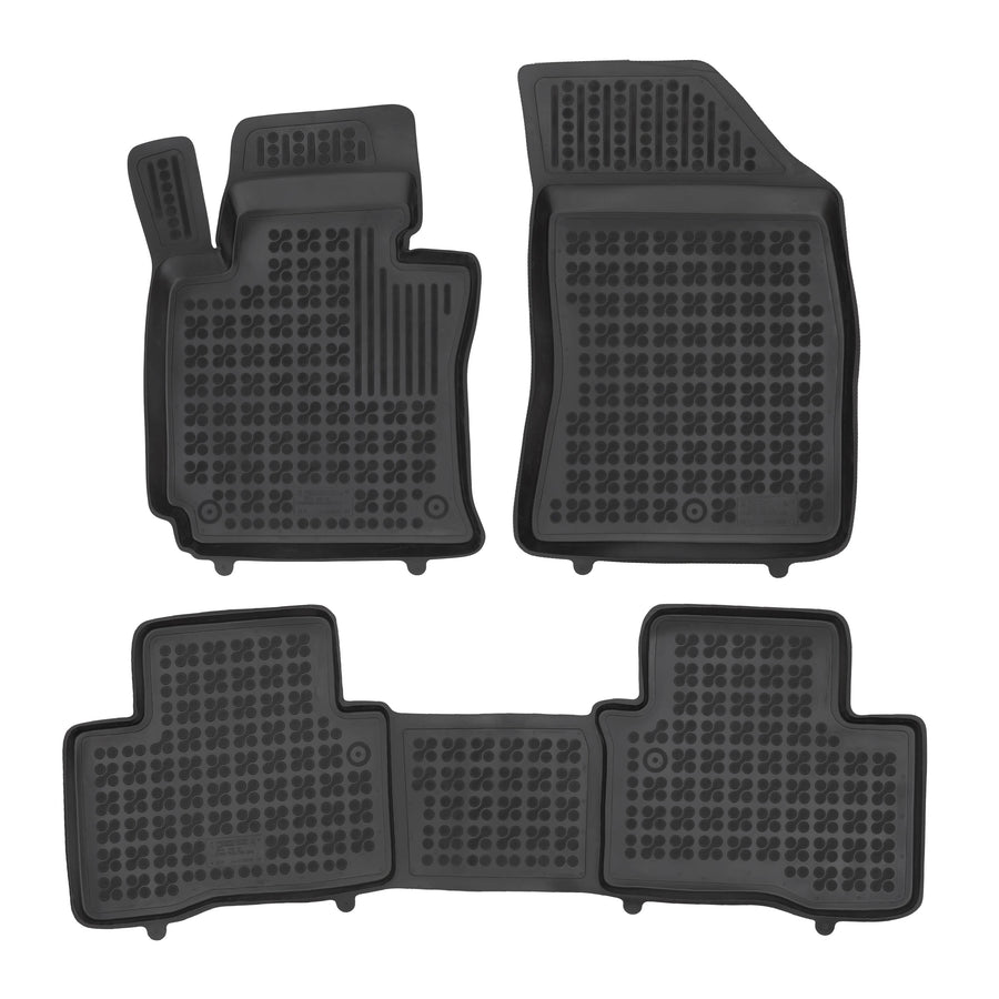 Gummi Fußmatten für SsangYong Tivoli / Tivoli Grand / XLV Schwarz