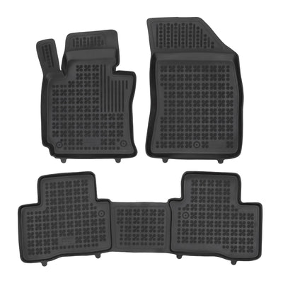 Gummi Fußmatten für SsangYong Tivoli / Tivoli Grand / XLV Schwarz