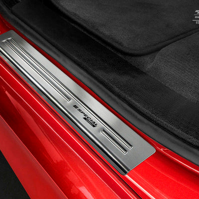 Einstiegsleiste Edelstahl für BMW X6 F16 Silber Matt