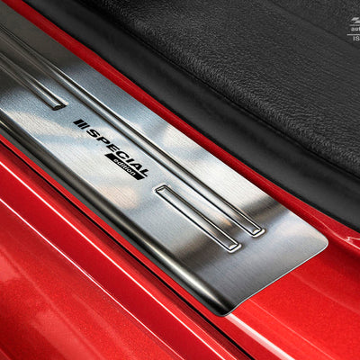 Einstiegsleiste Edelstahl für BMW X6 F16 Silber Matt