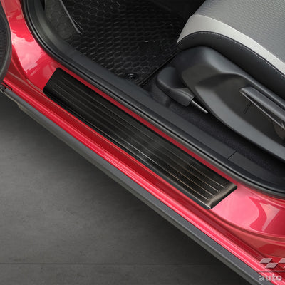 Einstiegsleiste Edelstahl für Honda Jazz Crosstar Silber Matt
