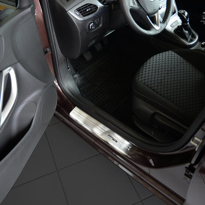 Einstiegsleiste Edelstahl für Opel Astra V K Sports Tourer Silber Matt