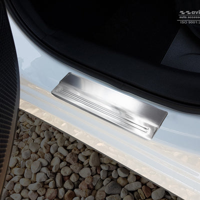 Einstiegsleiste Edelstahl für Renault Kadjar Silber Matt
