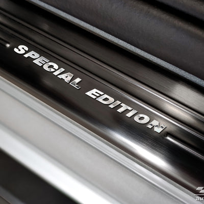 Einstiegsleiste Edelstahl für Skoda Enyaq iV Silber Matt