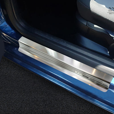 Einstiegsleiste Edelstahl für Seat Ibiza IV 6J Silber Matt