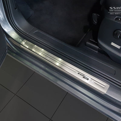 Einstiegsleiste Edelstahl für VW Touran III Silber Matt