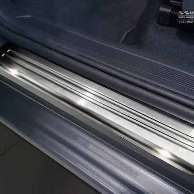 Einstiegsleiste Edelstahl für VW Touran III Silber Matt