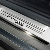 Einstiegsleiste Edelstahl für Volkswagen Tiguan II Silber Matt