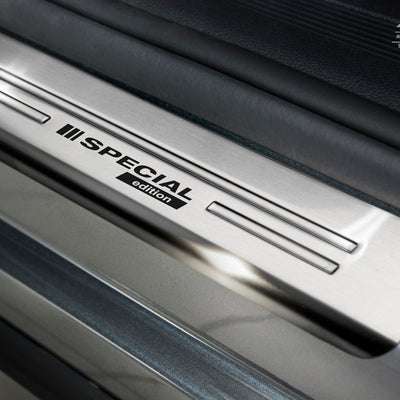 Einstiegsleiste Edelstahl für Volkswagen Tiguan II Silber Matt