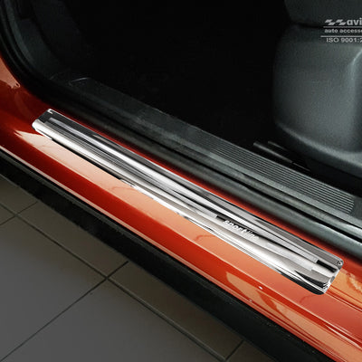Einstiegsleiste Edelstahl für VW T-Roc Silber Matt