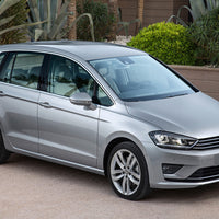 Einstiegsleiste Edelstahl für Volkswagen Golf Sportsvan Silber Matt
