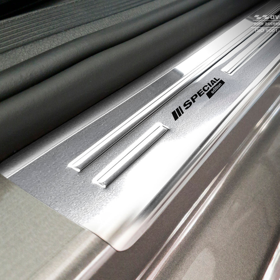 Einstiegsleiste Edelstahl für Volkswagen Golf VII Silber Matt