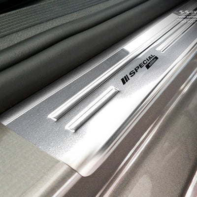 Einstiegsleiste Edelstahl für Volkswagen Golf VII Silber Matt