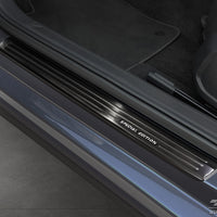 Einstiegsleiste Edelstahl für Volkswagen Polo VI AW Silber Matt