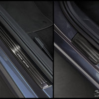 Einstiegsleiste Edelstahl für Volkswagen Polo VI AW Silber Matt