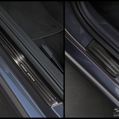 Einstiegsleiste Edelstahl für Volkswagen Polo VI AW Silber Matt