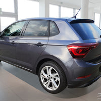 Einstiegsleiste Edelstahl für Volkswagen Polo VI AW Silber Matt