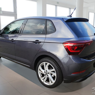 Einstiegsleiste Edelstahl für Volkswagen Polo VI AW Silber Matt