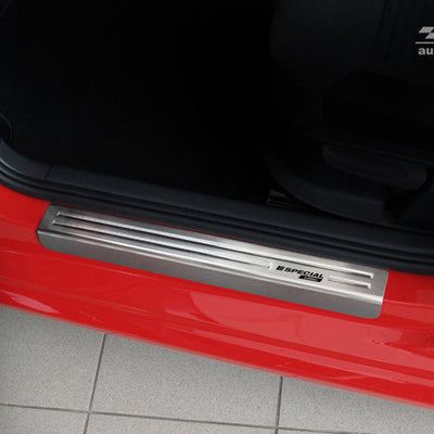 Einstiegsleiste Edelstahl für Volkswagen Polo V 6R Silber Matt