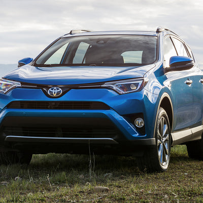 Einstiegsleiste Edelstahl für Toyota CH-R / RAV4 IV FL Silber Matt