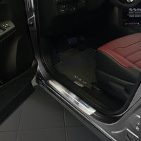 Einstiegsleiste Edelstahl für Toyota CH-R / RAV4 IV FL Silber Matt