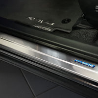Einstiegsleiste Edelstahl für Toyota CH-R / RAV4 IV FL Silber Matt