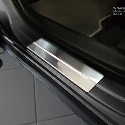Einstiegsleiste Edelstahl für Toyota CH-R / RAV4 IV FL Silber Matt