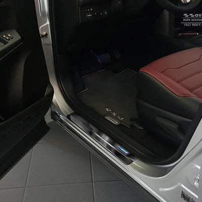 Einstiegsleiste Edelstahl für Toyota CH-R / RAV4 IV FL Schwarz-Graphit