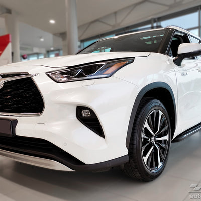Einstiegsleiste Edelstahl für Toyota  Highlander Silber Matt