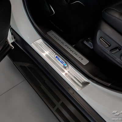 Einstiegsleiste Edelstahl für Toyota  Highlander Silber Matt