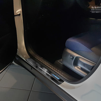 Einstiegsleiste Edelstahl für Toyota  Highlander Silber Matt