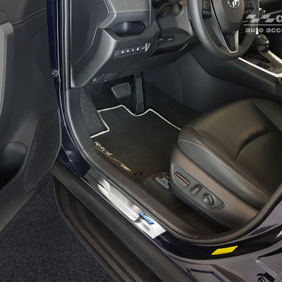 Einstiegsleiste Edelstahl für Toyota  RAV4 V Silber Matt