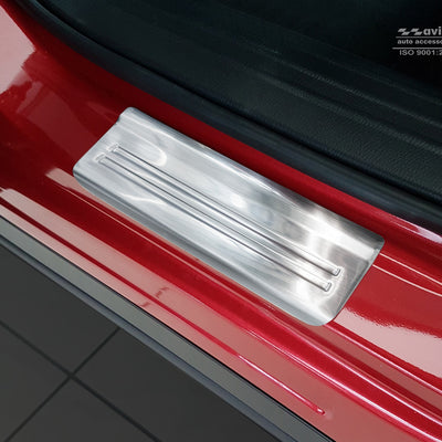 Einstiegsleiste Edelstahl für Mazda CX-5 2017- Silber Matt