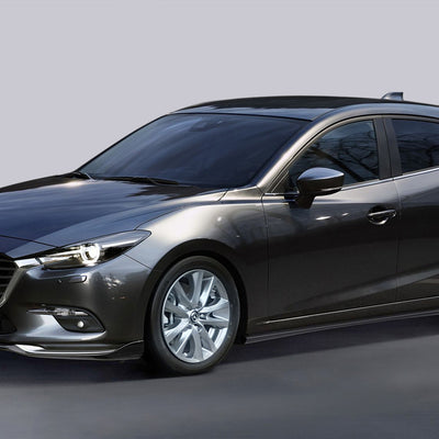 Einstiegsleiste Edelstahl für Mazda 3 IV 5-türer Silber Matt
