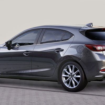 Einstiegsleiste Edelstahl für Mazda 3 IV 5-türer Silber Matt