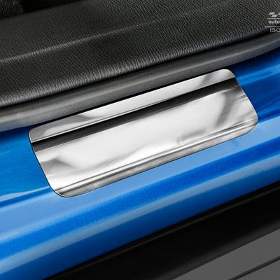 Einstiegsleiste Edelstahl für Mazda CX-3 Silber Matt