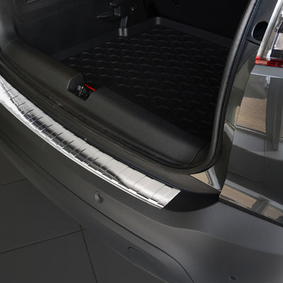 Ladekantenschutz für Opel Crossland X Silber Matt