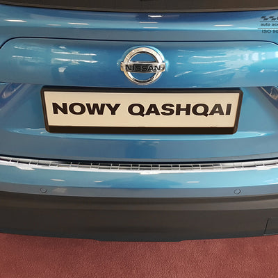 Ladekantenschutz für Nissan Qashqai II Facelift 2017 Silber Matt