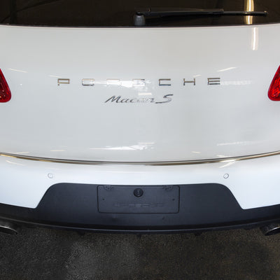 Ladekantenschutz für Porsche Macan Silber Matt