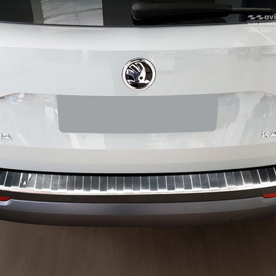 Ladekantenschutz für Skoda Karoq Silber Matt