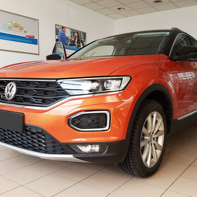 Ladekantenschutz für VW T-Roc Silber Matt