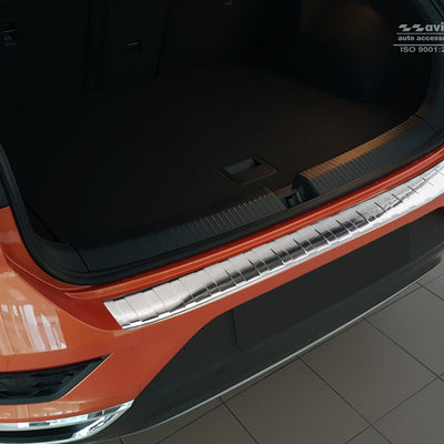 Ladekantenschutz für VW T-Roc Silber Matt