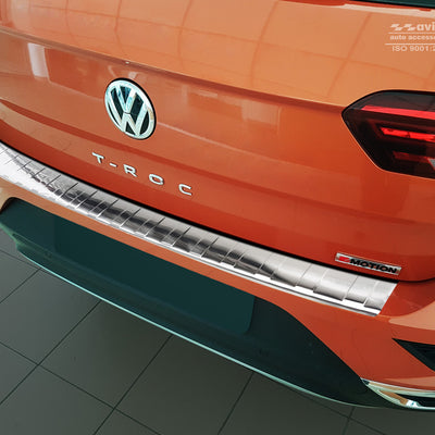 Ladekantenschutz für VW T-Roc Silber Matt
