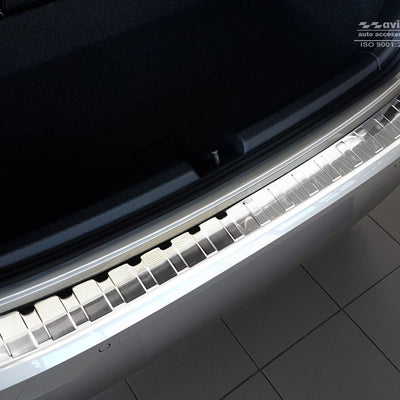 Ladekantenschutz für Volkswagen Polo VI Silber Matt
