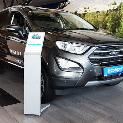 Ladekantenschutz für Ford Ecosport II Silber Matt